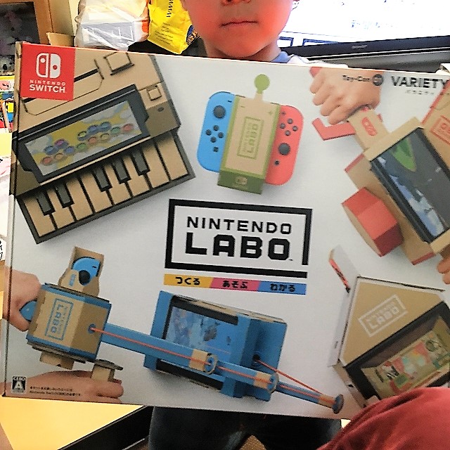 ニンテンドーラボ Nintendo Labo バラエティキットの購入レビュー ５歳の子供と作りました